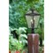 Z-Lite Talbot 3 Light Outdoor Pier Mounted Fixture, Black & Clear Beveled 579PHXLR-533PM-BK - alternate 3